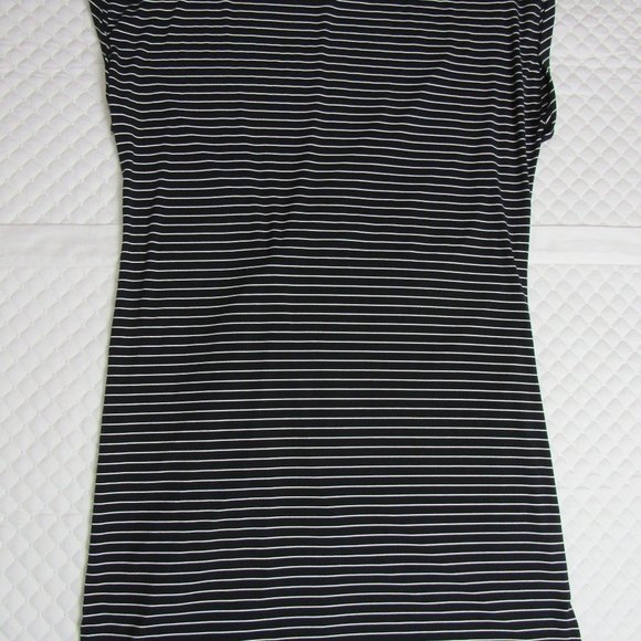 Kenneth Cole Reaction Black and White Striped Dress - Picture 6 of 9